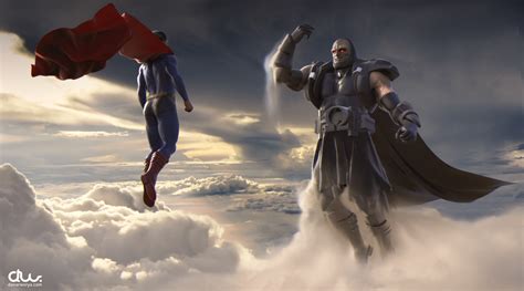 Superman Vs Darkseid Wallpaper