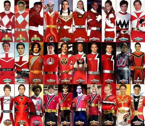 Power Rangers Names List And Colors