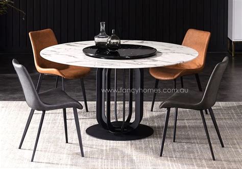 Buy Zuri Round Marble Top Dining Table, Tables | Fancy Homes