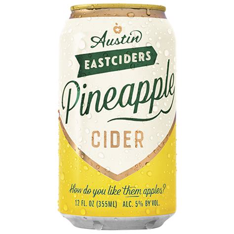 Austin Eastciders Pineapple Cider • 12pk Can