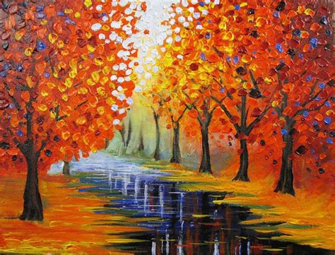 Art Lesson: How to Paint an Easy Leonid Afremov inspired piece | Landscape paintings, Acrylic ...