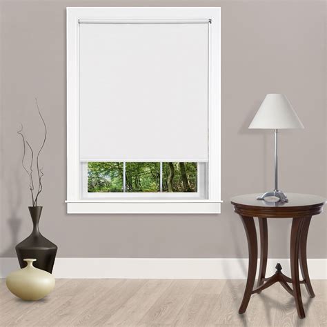 Pull Down Cordless Room Darkening Window Shade 37x72 White - Walmart.com