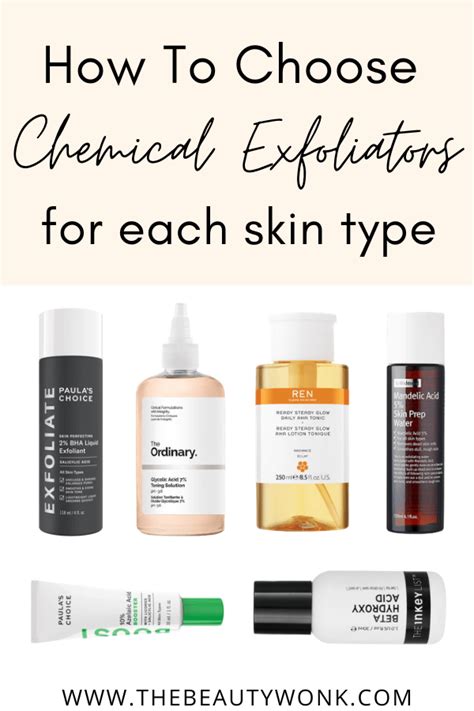 How To Choose The Right Chemical Exfoliator For Each Skin Type | Soin visage, Visage, Beauté