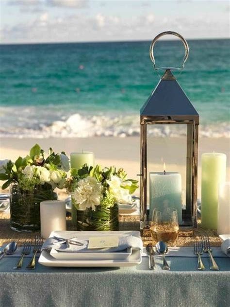 Picture Of Amazing Beach Wedding Centerpieces