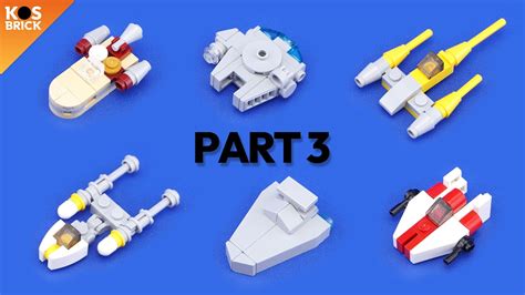 Lego Star Wars Ships Mini Vehicles - Part 3 (Tutorial) - YouTube