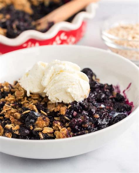 The Best Blueberry Crisp Recipe - Build Your Bite