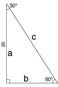 geometry - Length of hypotenuse using one side length and angle - Mathematics Stack Exchange