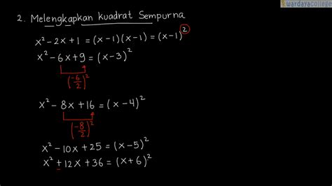 Cara Menyelesaikan Persamaan Kuadrat Dengan Memfaktorkan - Pskji.org