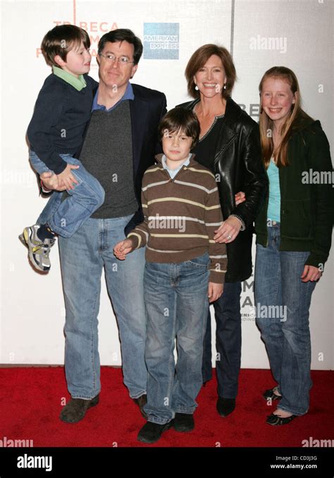 May 03, 2008 - New York, NY, USA - STEPHEN COLBERT and FAMILY at the ...