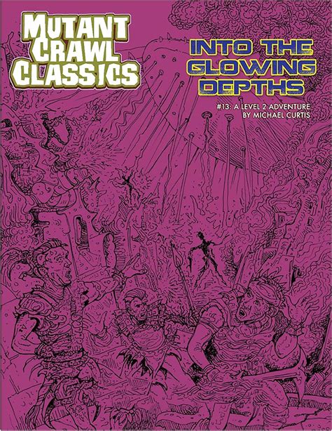 Amazon.com: Goodman Games Mutant Crawl Classics #13: Into The Glowing ...