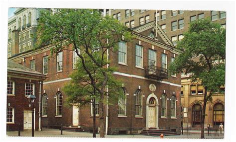 PA Philadelphia Congress Hall Independence National ParkVintage Postcard