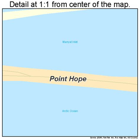 Point Hope Alaska Street Map 0261630