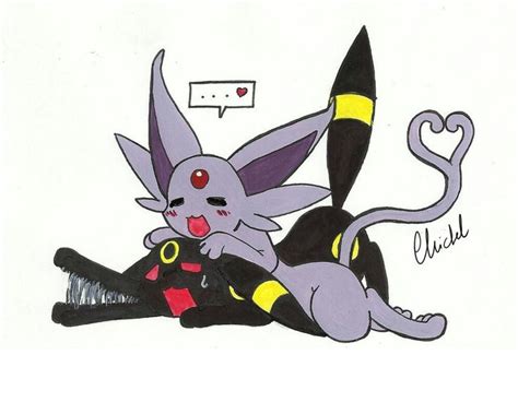 Umbreon x Espeon | Pokemon eeveelutions, Cute pokemon pictures, Cute ...