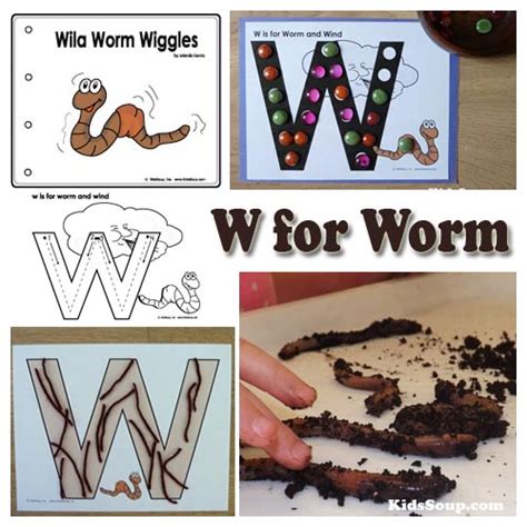 Snails and Worms Preschool Activities, Science Lessons, and Crafts | KidsSoup