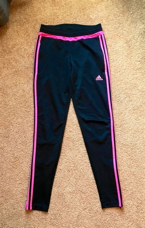 Women’s Adidas soccer pants, size Small, black and pink | Adidas soccer ...