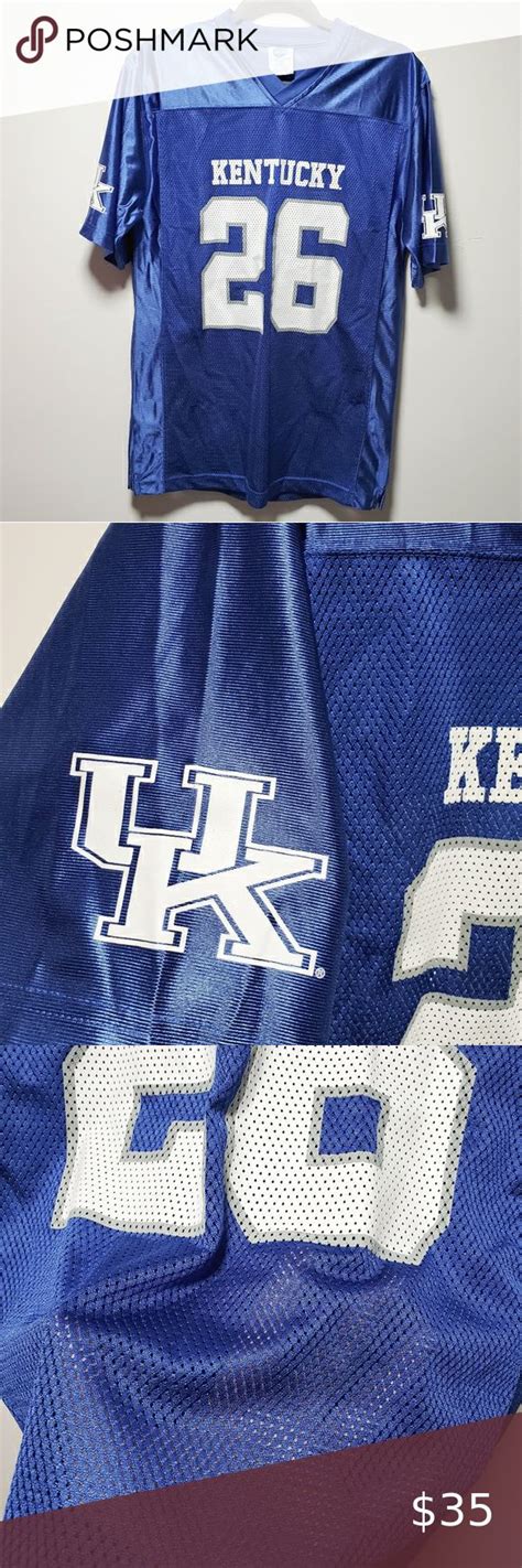 NCAA University of Kentucky UK Football Jersey #26 | Uk football, Football jerseys, Kentucky ...