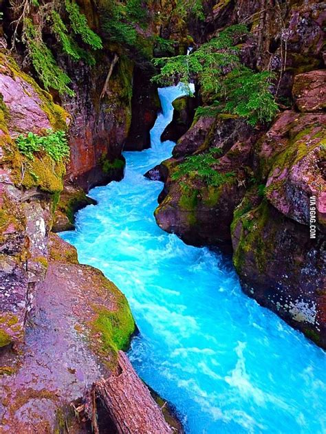 The blue water of Glacier National Park Montana! | Places to travel ...