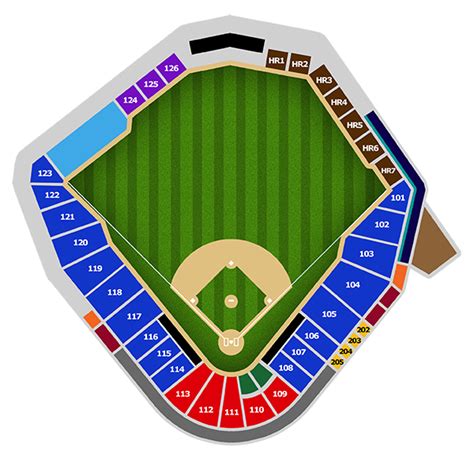 Ballpark Seating Chart & Pricing | Charlotte Knights Tickets