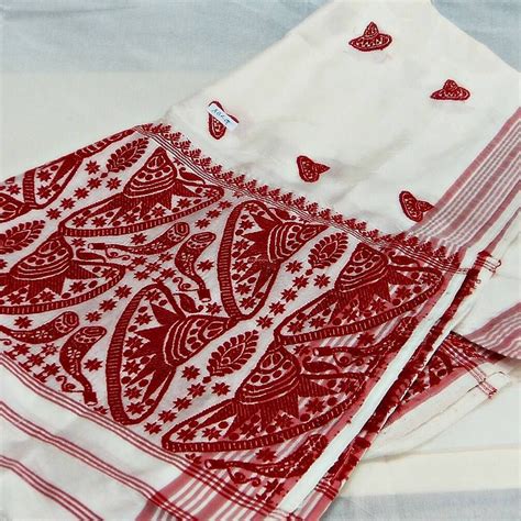 Check out our silk Gamusas at Assamsilkshop.com Shop now!! Traditional assamese designs!! #silk ...