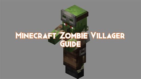 Minecraft Zombie Villager Guide - Pillar Of Gaming