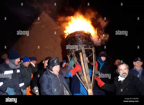 Burning of the Clavie the annual Fire Festival held 11th January at ...