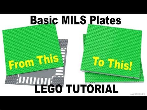 LEGO Tutorial On Basic Modular Integrated Landscaping System MILS Plates - YouTube Lego Basic ...