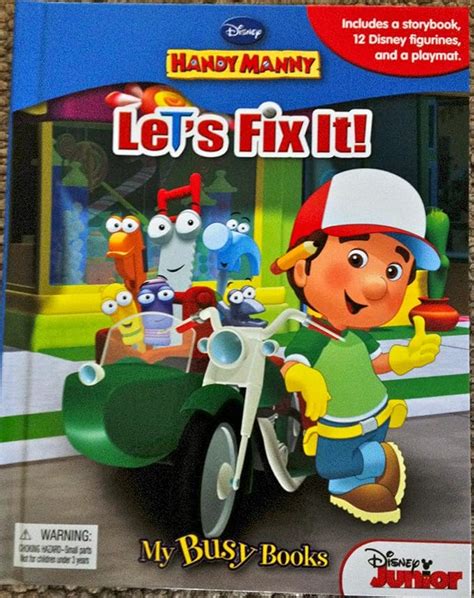 Disney Handy Manny My Busy Books Let's Fix It!: Amazon.co.uk: Toys & Games