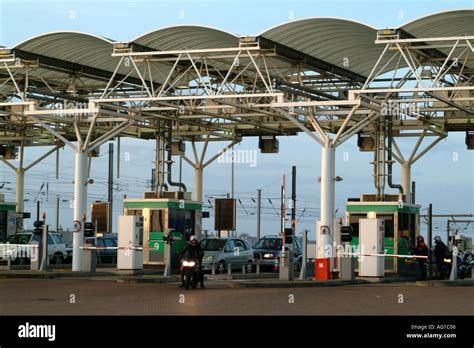 Eurotunnel Terminal Checkin Folkestone Kent England UK M20 Stock Photo ...