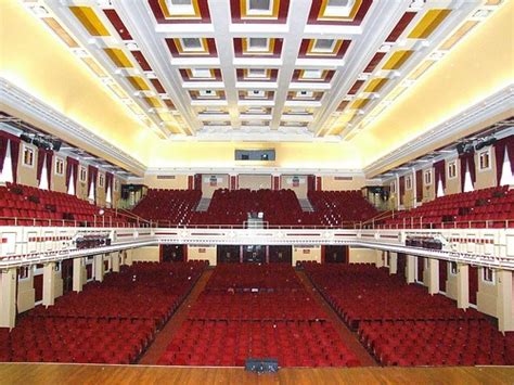 Inside the 'City hall' Newcastle..view from the Stage..Roller fans ...