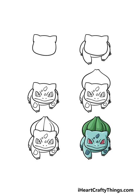 Bulbasaur Drawing - How To Draw Bulbasaur Step By Step