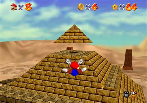 Shifting Sand Land Stars - Super Mario 64 Walkthrough