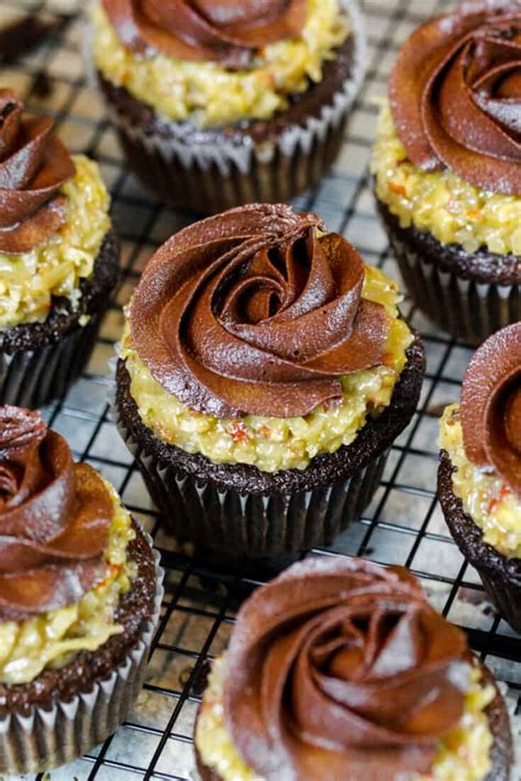 German Chocolate Cupcake Recipe - Decadent & Irresistible!