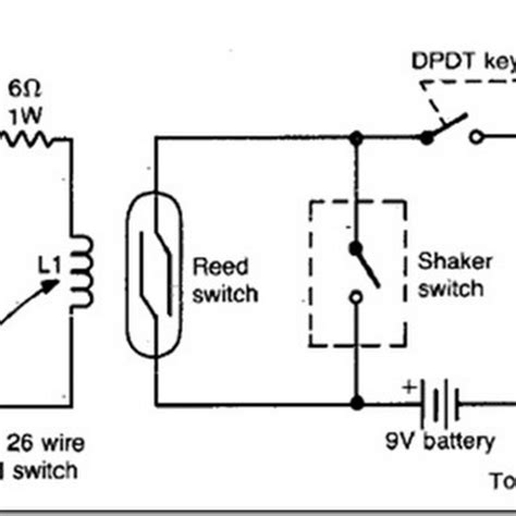 DIY Auto Burglary Alarm Circuit Diagram Using Reed Switch - Simple Schematic Collection