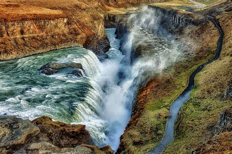 5-five-5: Gullfoss Waterfall (Iceland)