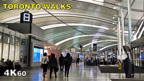 Toronto Pearson Airport (YYZ) Terminal 1 International Departures Walk [4K] - YouTube