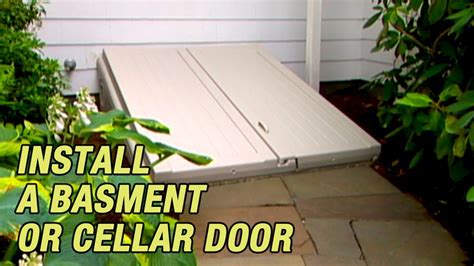 Install a Basement or Cellar Door - YouTube