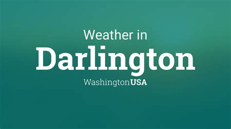 Weather for Darlington, Washington, USA