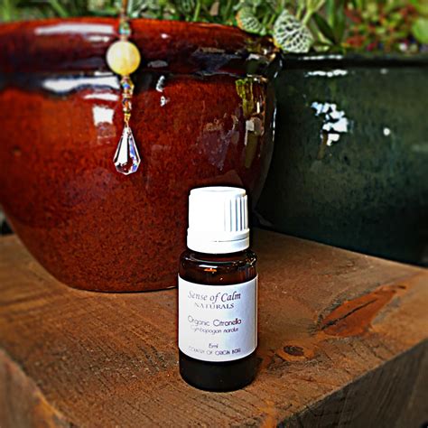 Citronella Organic Essential Oil - Sense of Calm Naturals