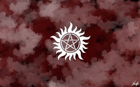 Supernatural Anti-Possession Symbol Desktop Wallpaper - 1440x900 ...