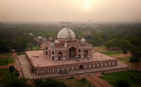 Aerial views of India by drone - in pictures | Aerial view, Aerial photography drone, Humayun's tomb