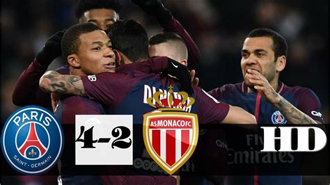 PSG vs Monaco 4-2 - All Goals & Extended Highlights RÉSUMÉ & GOLES ...