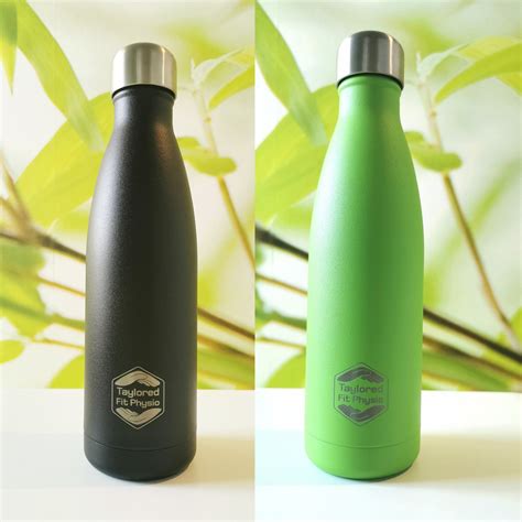 Reusable Water Bottles - Skiing Personalised Leather Reusable Water Bottle By Stabo ...