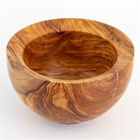 Olive Wood Bowl with Copper Inlay | Desert Heartwood