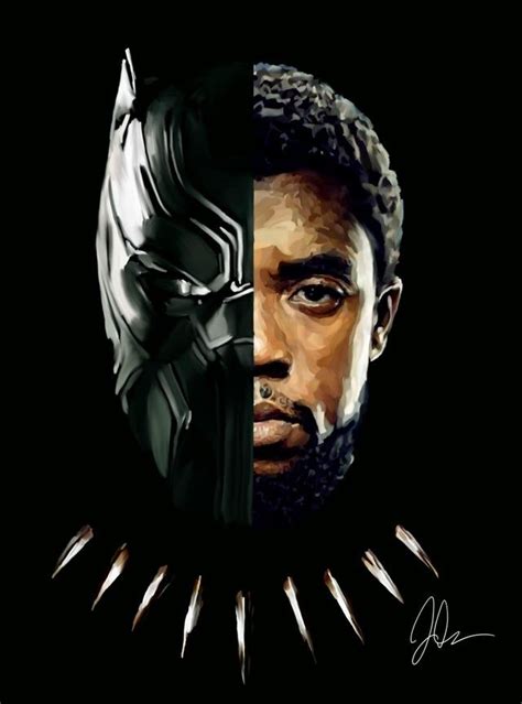 Black Panther/T’Challa (digital painting) - Marvel | Black panther ...