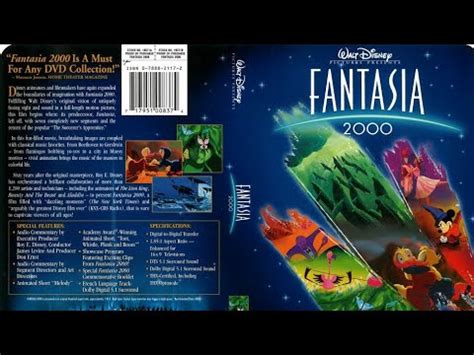 Menu DVD Fantasia 2000 Disney (2000) - YouTube