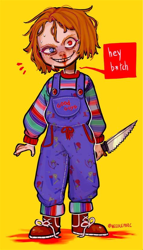 chucky fanart | Funny horror, Chucky horror movie, Horror characters