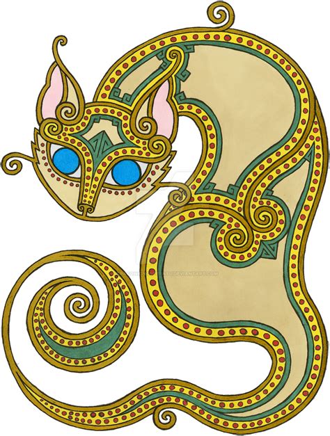 .:Celtic Cat:. by DraconicNosferatu on DeviantArt