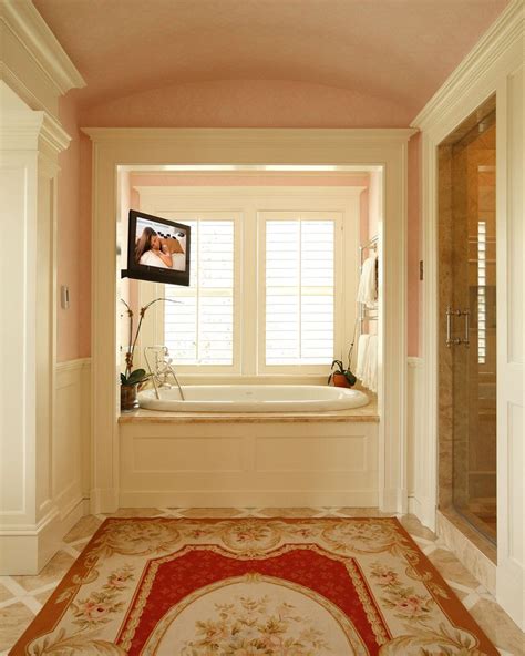 Alcove Definition for a Contemporary Bathroom with a Large Window and ...