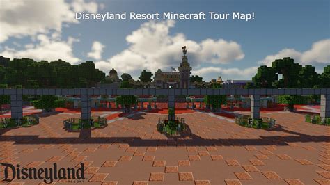 Disneyland Resort in Minecraft Tour Map! - YouTube