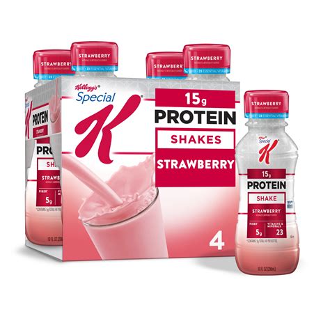 Kellogg's Special K Protein Shakes Strawberry 40 Fo 4 Ct - Walmart.com - Walmart.com